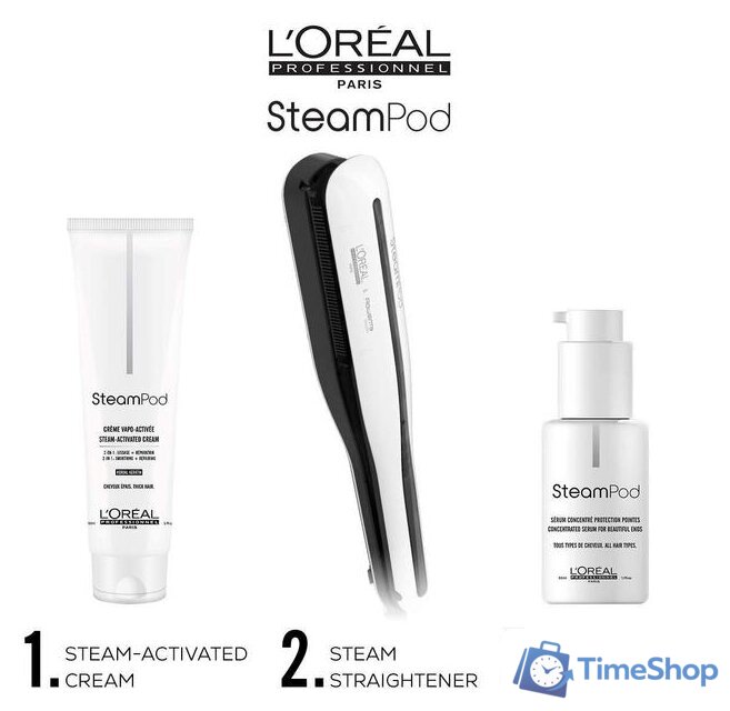 Выпрямитель L'Oreal Professionnel Steampod 3 - Изображение №6 — Интернет-магазин Time-Shop