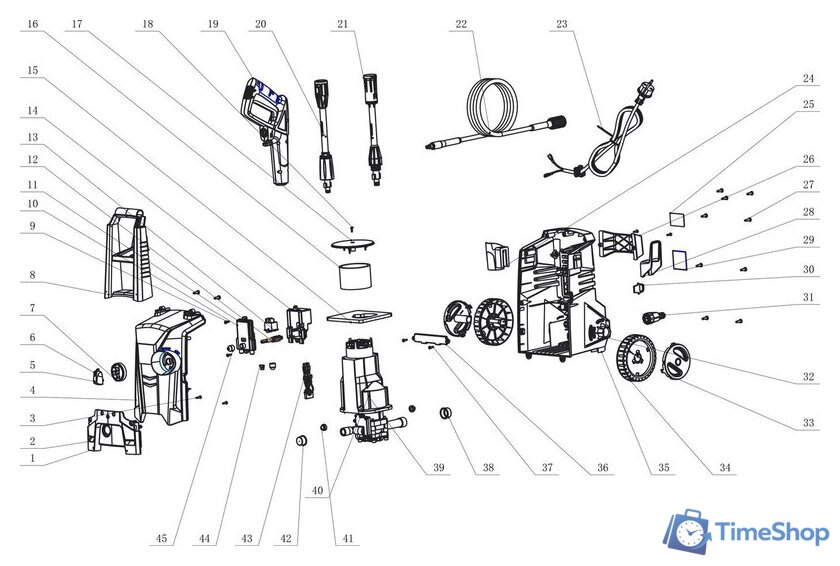 Мойка высокого давления RedVerg RD-HPW1500 - Изображение №4 — Интернет-магазин Time-Shop