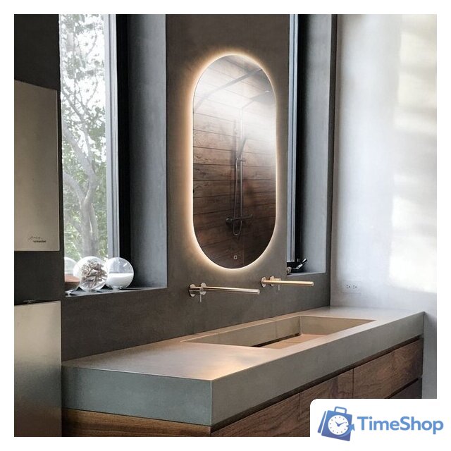 Зеркало Doratiz Лайт 100x50 2611.005 (сенсорный выключатель) - Изображение №4 — Интернет-магазин Time-Shop