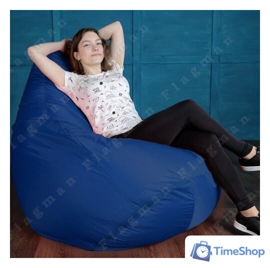 Кресло-мешок Flagman Груша Мега Г3.1-03 (синий) - Изображение №11 — Интернет-магазин Time-Shop