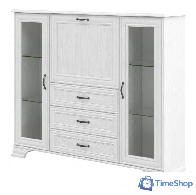 Тумба Мебель Неман Юнона МН-132-19 (белый текстурный) - Изображение №5 — Интернет-магазин Time-Shop