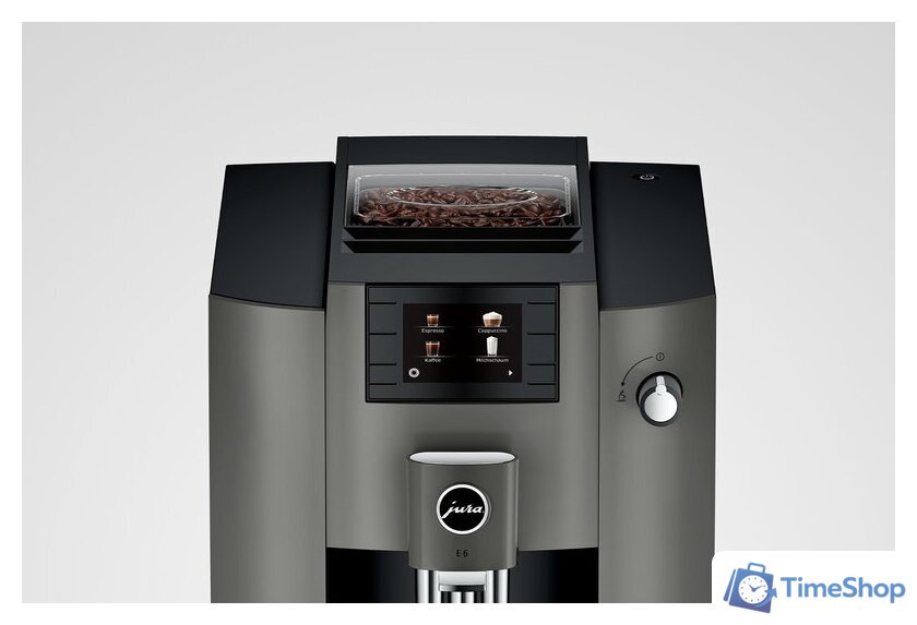 Кофемашина JURA E6 Dark Inox 15439 - Изображение №6 — Интернет-магазин Time-Shop
