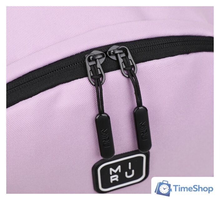 Городской рюкзак Miru City Extra Backpack 15.6 (розовая лаванда) - Изображение №3 — Интернет-магазин Time-Shop