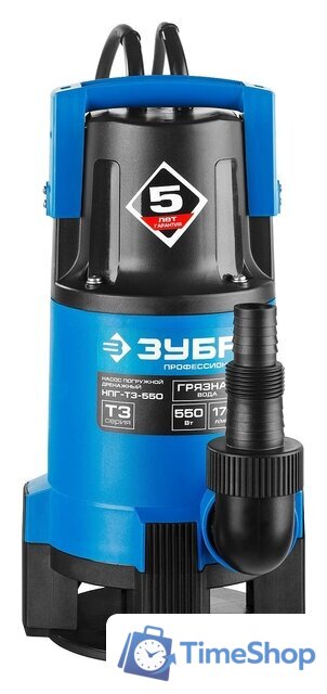 Дренажный насос Зубр НПГ-Т3-550 - Изображение №7 — Интернет-магазин Time-Shop