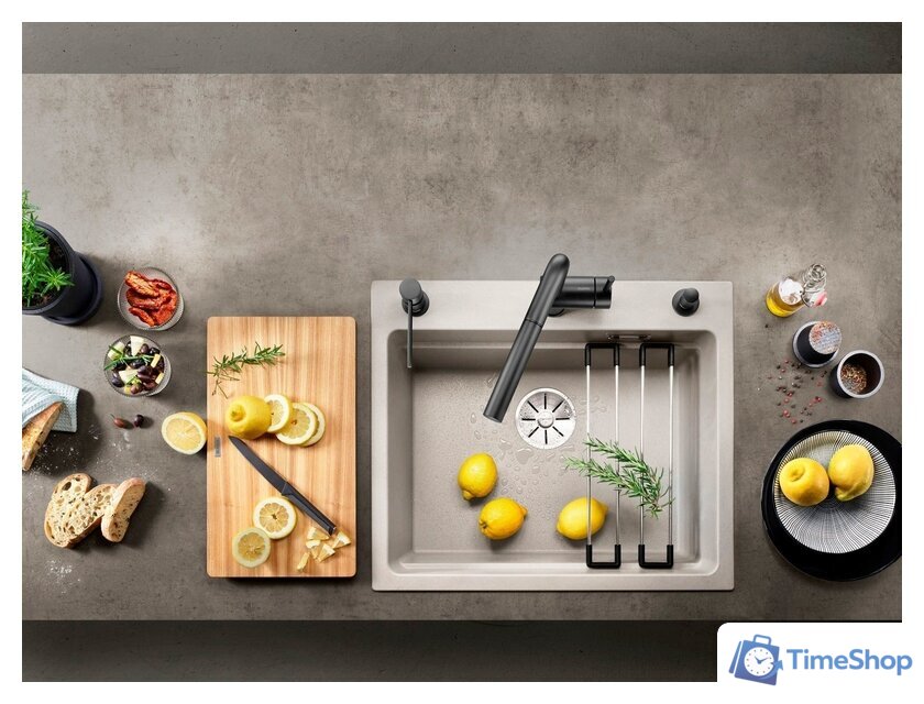 Дозатор для моющего средства Blanco Lato (черный матовый) - Изображение №6 — Интернет-магазин Time-Shop