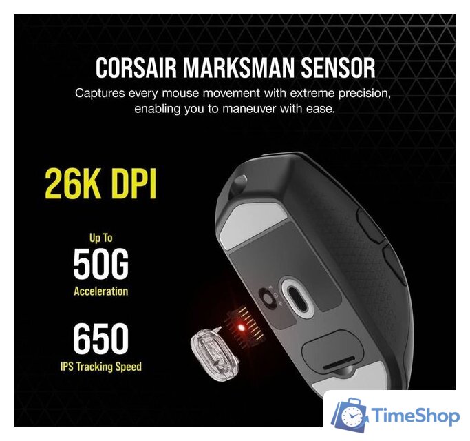 Игровая мышь Corsair Katar Elite Wireless - Изображение №11 — Интернет-магазин Time-Shop