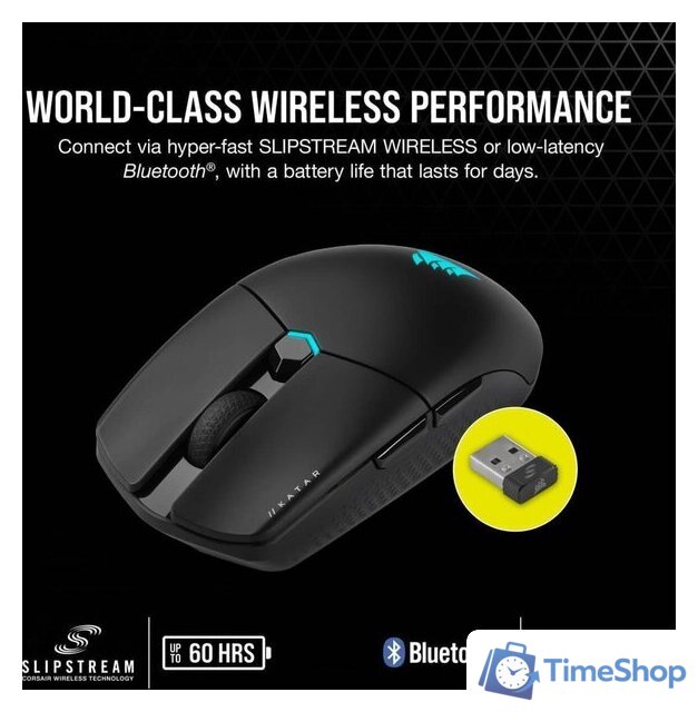Игровая мышь Corsair Katar Elite Wireless - Изображение №10 — Интернет-магазин Time-Shop