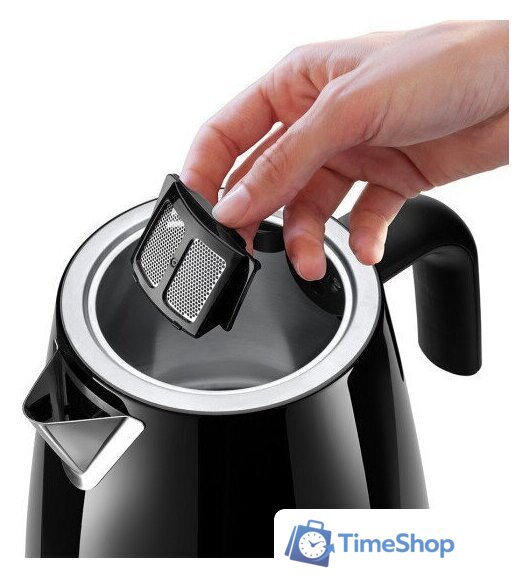 Электрический чайник DeLonghi KBY2011BK Eclettica SpecialTea - Изображение №5 — Интернет-магазин Time-Shop