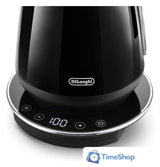 Электрический чайник DeLonghi KBY2011BK Eclettica SpecialTea - Изображение №3 — Интернет-магазин Time-Shop