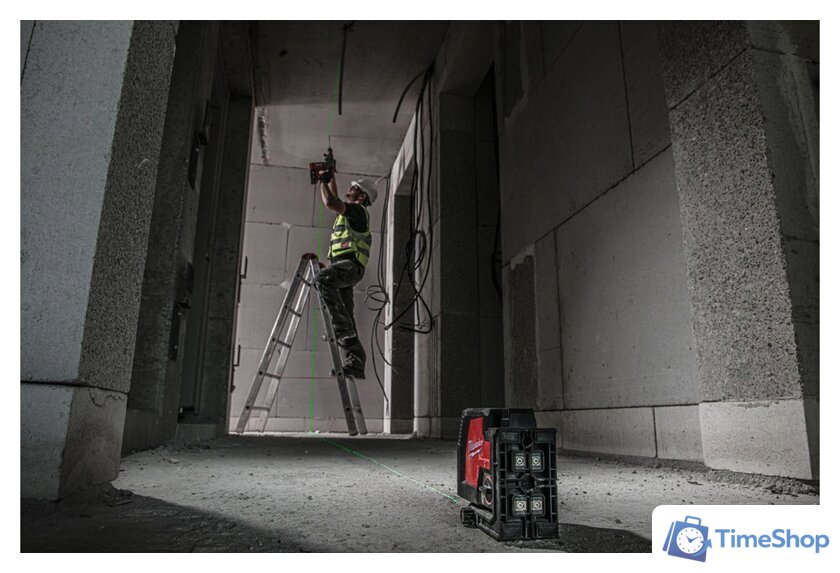 Лазерный нивелир Milwaukee L4 CLLP-301C 4933478099 - Изображение №6 — Интернет-магазин Time-Shop