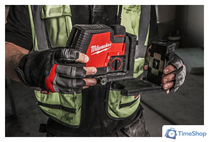 Лазерный нивелир Milwaukee L4 CLLP-301C 4933478099 - Изображение №8 — Интернет-магазин Time-Shop