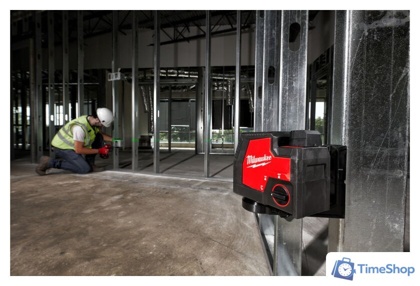 Лазерный нивелир Milwaukee L4 CLLP-301C 4933478099 - Изображение №5 — Интернет-магазин Time-Shop
