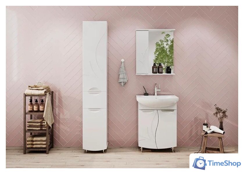  Volna Шкаф-пенал Adel 35 c корзиной - Изображение №6 — Интернет-магазин Time-Shop