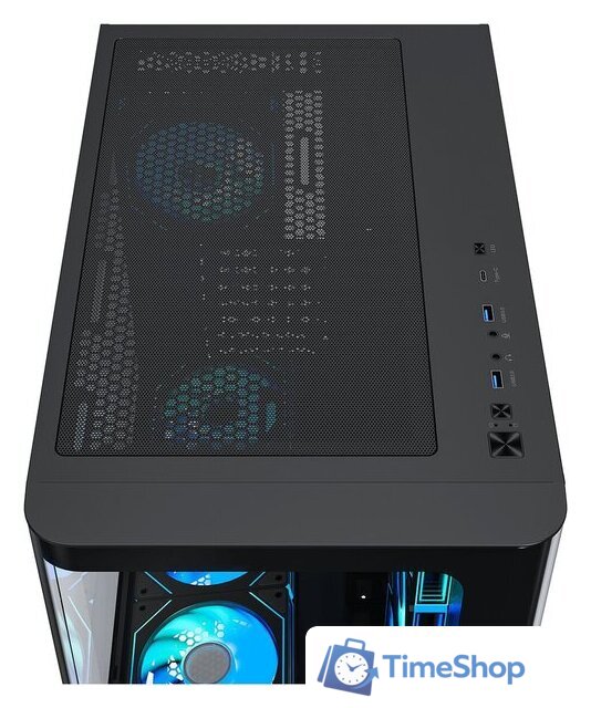 Корпус XASTRA QR500 7ARGB-FM-C10-UC (черный) - Изображение №9 — Интернет-магазин Time-Shop