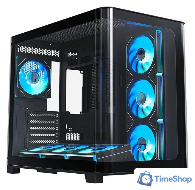 Корпус XASTRA QR500 7ARGB-FM-C10-UC (черный) - Изображение №1 — Интернет-магазин Time-Shop