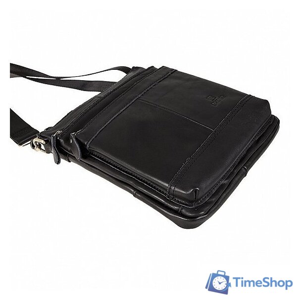 Сумка через плечо Poshete 252-2305-BLK (черный) - Изображение №2 — Интернет-магазин Time-Shop