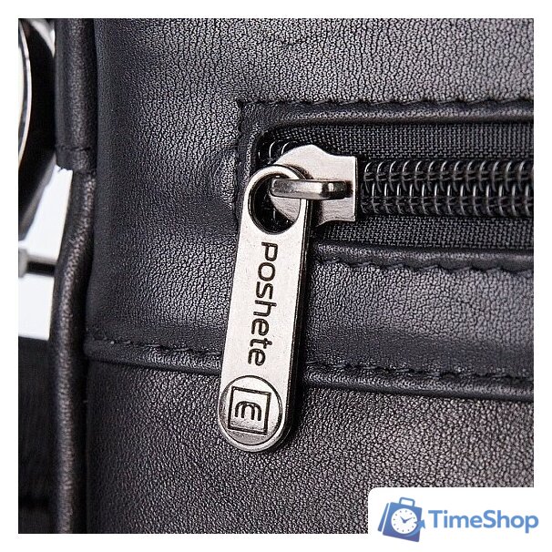 Сумка через плечо Poshete 252-2305-BLK (черный) - Изображение №6 — Интернет-магазин Time-Shop