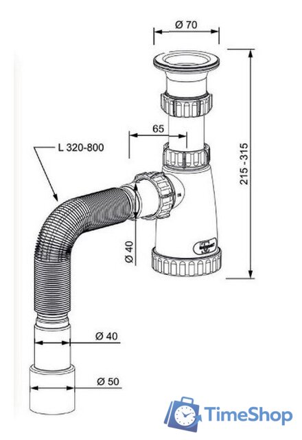 Сифон Инкоэр BG 1080 - Изображение №4 — Интернет-магазин Time-Shop