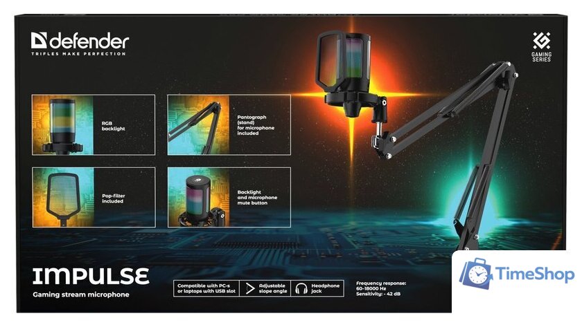 Проводной микрофон Defender Impulse GMC 650 - Изображение №11 — Интернет-магазин Time-Shop