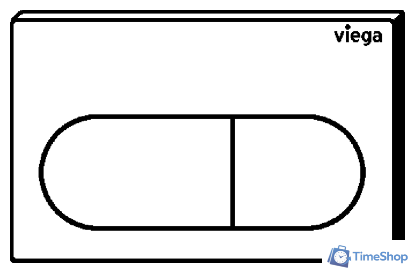 Панель смыва Viega Visign for Life 6 8602.1 (хром) 773 748 - Изображение №4 — Интернет-магазин Time-Shop