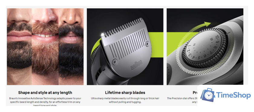 Триммер для бороды и усов Braun BT7320 - Изображение №10 — Интернет-магазин Time-Shop
