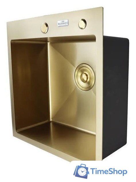 Кухонная мойка MARRBAXX G5050-R G5050-MR (золото) - Изображение №4 — Интернет-магазин Time-Shop