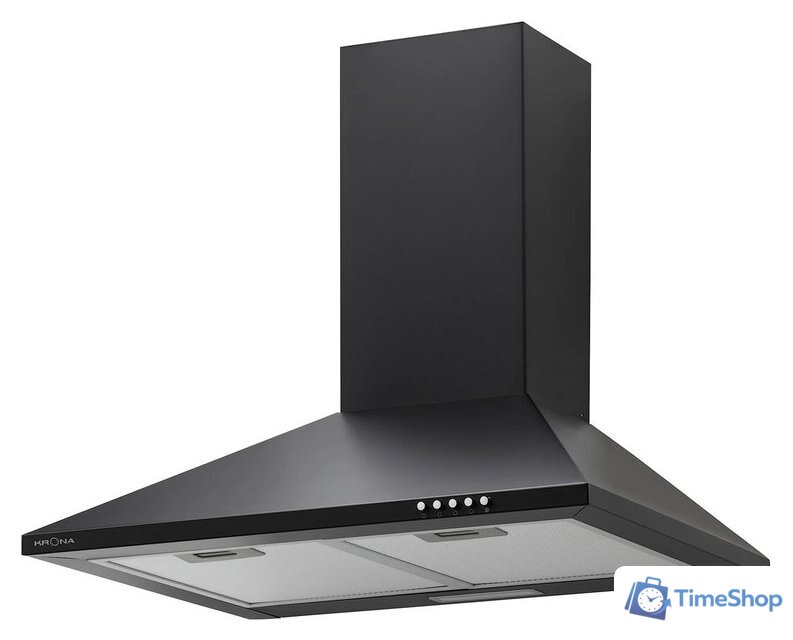 Кухонная вытяжка Krona Janna T 600 black PB КА-00008447 - Изображение №1 — Интернет-магазин Time-Shop