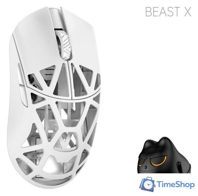 Игровая мышь WLMouse Beast X Pro Omron Solid Sides (белый) - Изображение №1 — Интернет-магазин Time-Shop