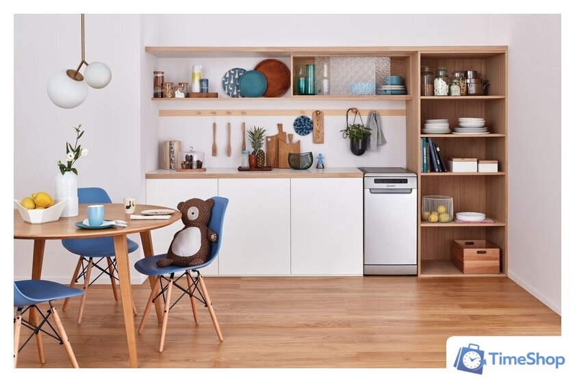 Отдельностоящая посудомоечная машина Indesit DSFO 3T224 C S - Изображение №6 — Интернет-магазин Time-Shop