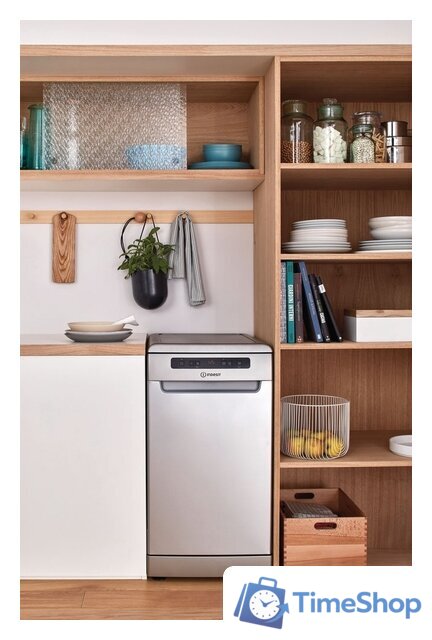 Отдельностоящая посудомоечная машина Indesit DSFO 3T224 C S - Изображение №5 — Интернет-магазин Time-Shop