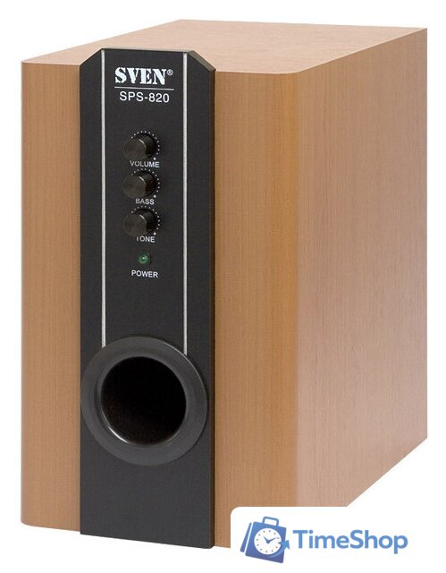 Акустика SVEN SPS-820 (коричневый) - Изображение №9 — Интернет-магазин Time-Shop
