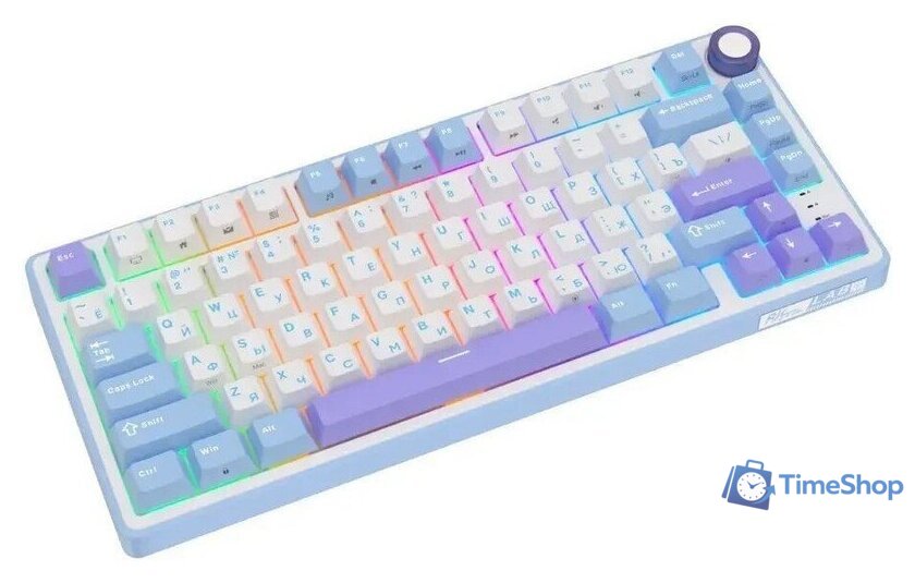 Клавиатура Royal Kludge R75 RGB Taro Milk (RK Silver) - Изображение №3 — Интернет-магазин Time-Shop