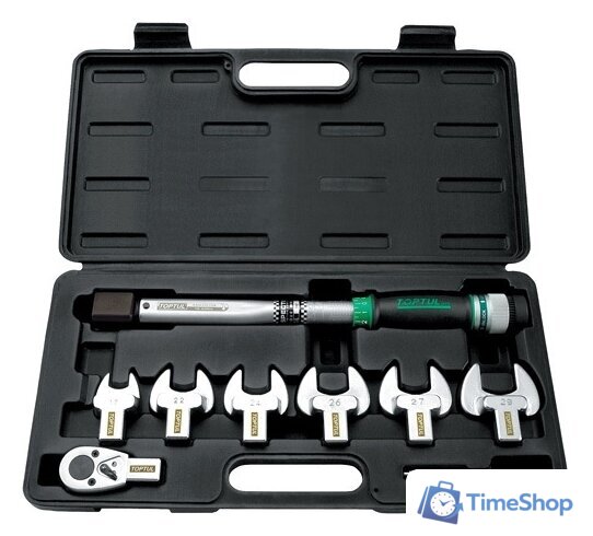 Динамометрический ключ с набором Toptul 1/2