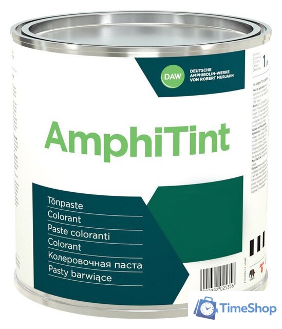 Колеровочная краска Caparol AmphiTint 06 Neutralgruen 1 л (нейтральный зеленый) - Изображение №1 — Интернет-магазин Time-Shop