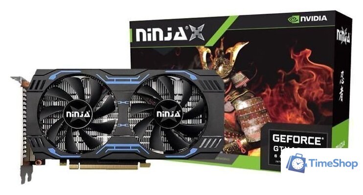 Видеокарта Sinotex Ninja GeForce GTX 1660 Ti 6GB GDDR6 NK166TI66F - Изображение №2 — Интернет-магазин Time-Shop