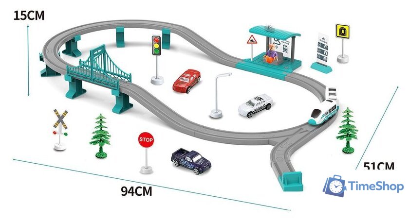 Набор железной дороги Givito Мой город G211-015 - Изображение №2 — Интернет-магазин Time-Shop