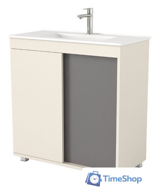  Дабер Тумба под умывальник 013 WeltWasser Deilbach 7517-80 Т13.8W.0.19 (бежевый/серый) - Изображение №1 — Интернет-магазин Time-Shop