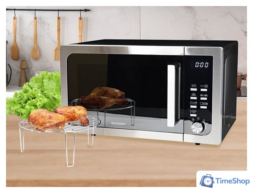 Микроволновая печь Oursson MD2306FDB/SL - Изображение №12 — Интернет-магазин Time-Shop