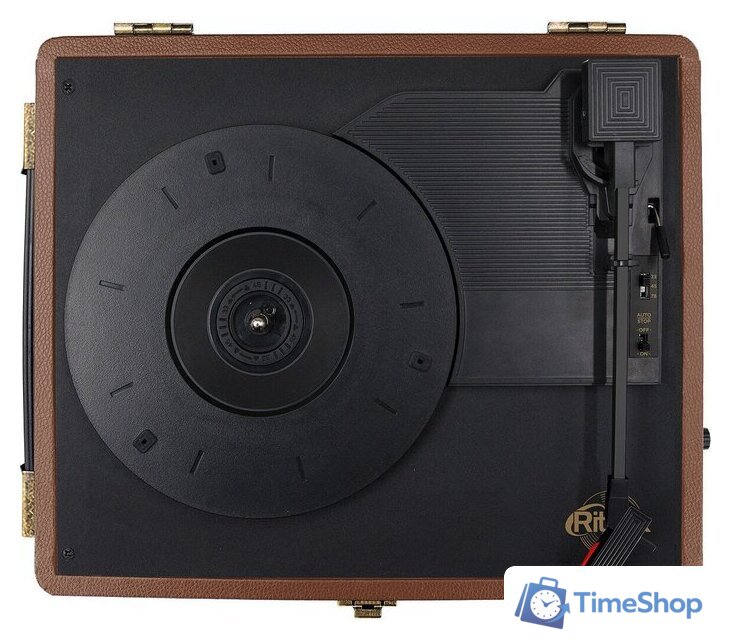 Виниловый проигрыватель Ritmix LP-100 (коричневый) - Изображение №3 — Интернет-магазин Time-Shop
