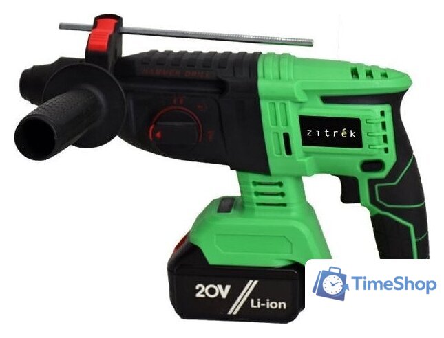 Перфоратор Zitrek ZKCH20FU-Li 084-1070 (с 2-мя АКБ, кейс) - Изображение №2 — Интернет-магазин Time-Shop