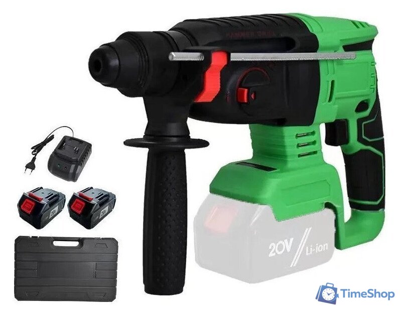 Перфоратор Zitrek ZKCH20FU-Li 084-1070 (с 2-мя АКБ, кейс) - Изображение №1 — Интернет-магазин Time-Shop