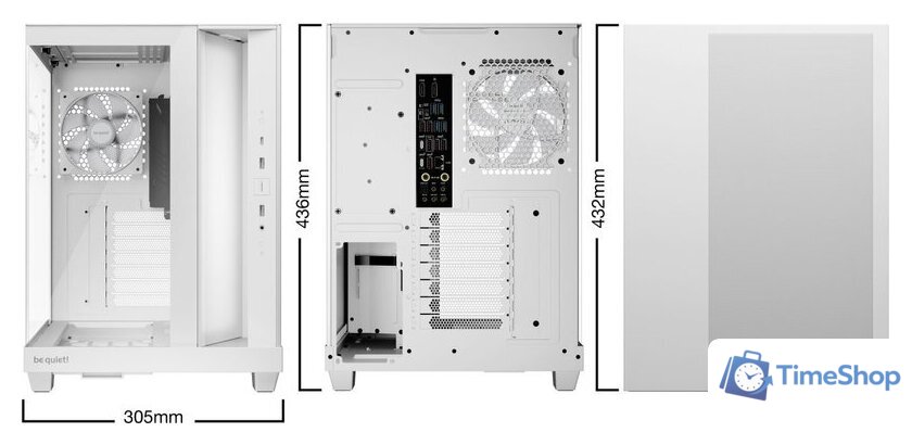 Корпус be quiet! Light Base 500 LX White BGW86 - Изображение №6 — Интернет-магазин Time-Shop