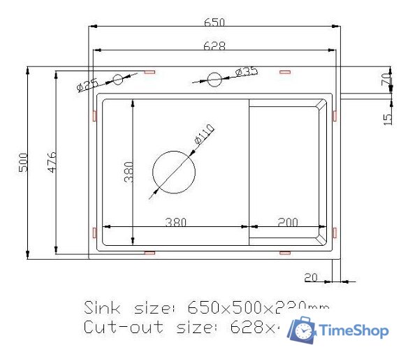 Кухонная мойка Stellar S6550NB-TU-L (нано черный, с доской) - Изображение №23 — Интернет-магазин Time-Shop
