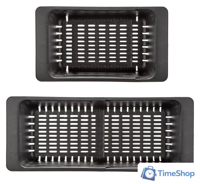 Кухонная мойка Stellar S6550NB-TU-L (нано черный, с доской) - Изображение №11 — Интернет-магазин Time-Shop