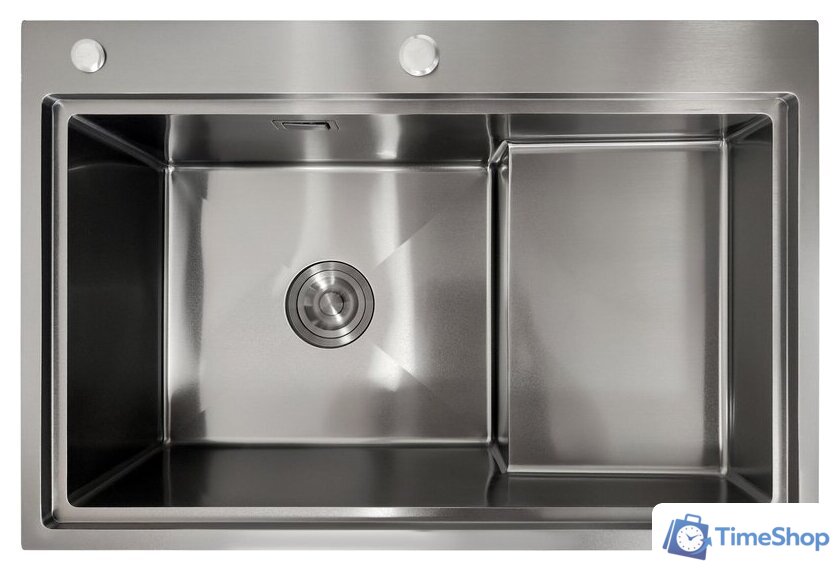 Кухонная мойка Stellar S6550NB-TU-L (нано черный, с доской) - Изображение №6 — Интернет-магазин Time-Shop