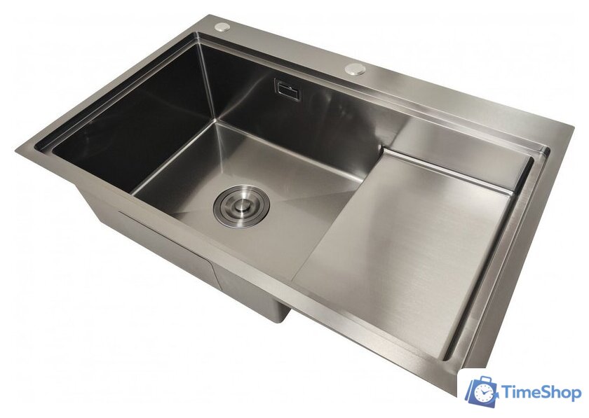 Кухонная мойка Stellar S6550NB-TU-L (нано черный, с доской) - Изображение №7 — Интернет-магазин Time-Shop