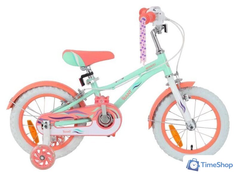 Детский велосипед Rant Sonic 14 (мятный) - Изображение №1 — Интернет-магазин Time-Shop
