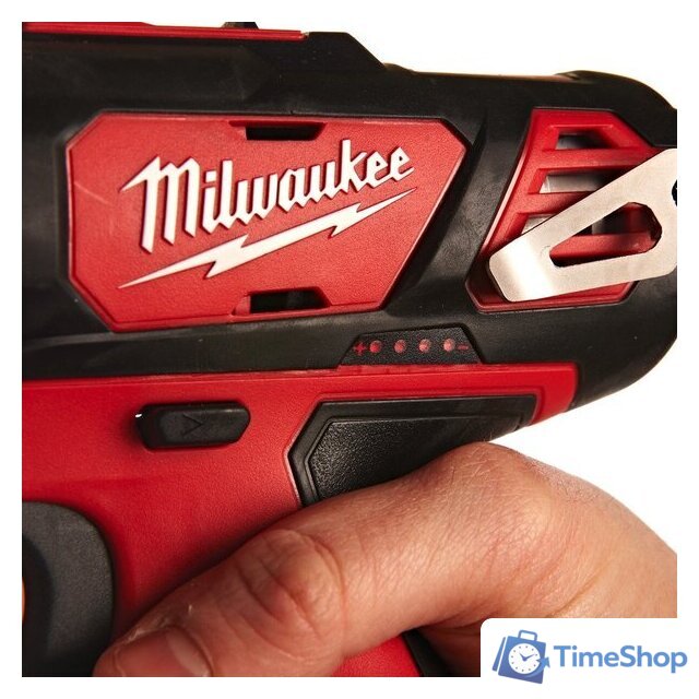 Ударная дрель-шуруповерт Milwaukee M12 BPD-202C 4933441940 (с 2-мя АКБ, кейс) - Изображение №2 — Интернет-магазин Time-Shop