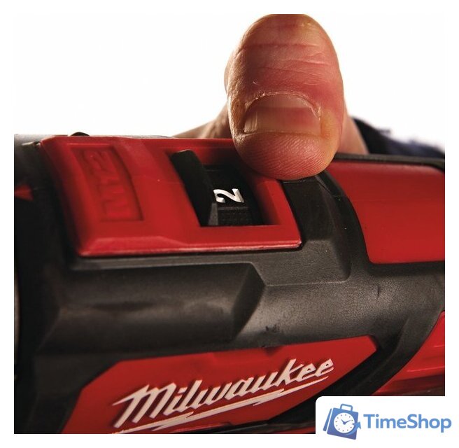 Ударная дрель-шуруповерт Milwaukee M12 BPD-202C 4933441940 (с 2-мя АКБ, кейс) - Изображение №4 — Интернет-магазин Time-Shop