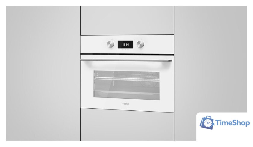 Электрический духовой шкаф TEKA HLC 8400 (белый) - Изображение №6 — Интернет-магазин Time-Shop